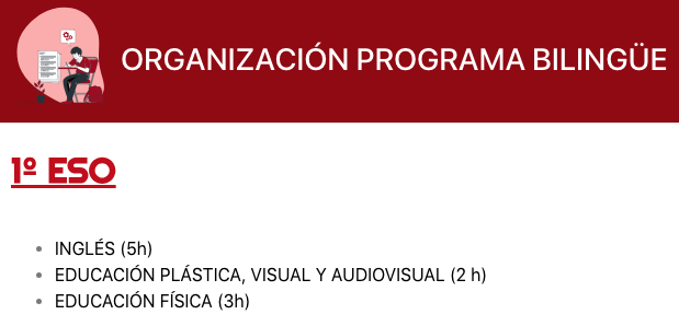 Estructura de Organización Bilingüe 3